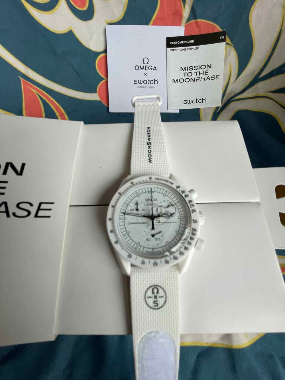 OMEGA X SWATCH SpeedMaster MoonSwatch MISSION TO MOONPHASE-FULL MOON